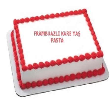 Uzman Pastacılar Tarafından 50 Kişilik Frambuazlı Yaş Pasta